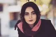 عکس جدید  مهشید جوادی با مانتوی نارنجی