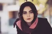 عکس جدید  مهشید جوادی با مانتوی نارنجی