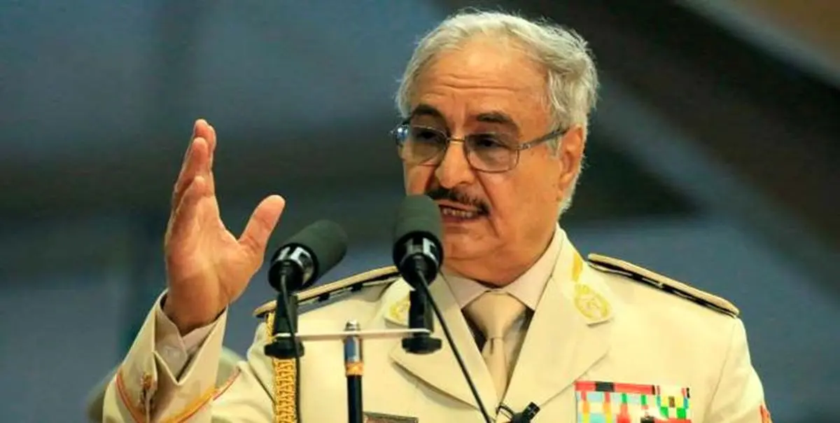 خلیفه حفتر وارد آتن شد
