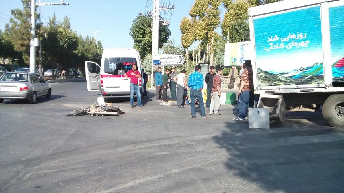 انتقال مجروحان تصادف لواسان به شهر ری با بالگرد