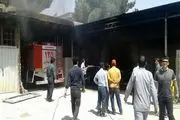 آتش سوزی انبار شهرداری در جاجرم