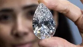 بزرگترین الماس سفید جهان فروخته شد