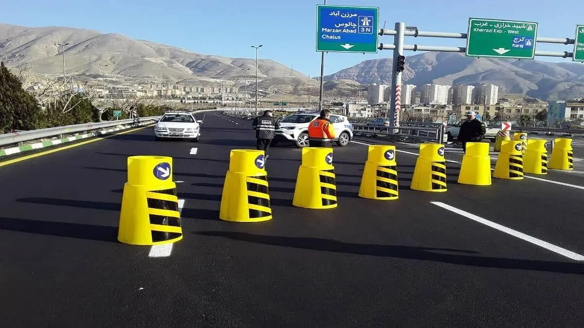 جاده چالوس و آزاد راه تهران_شمال یکطرفه شد
