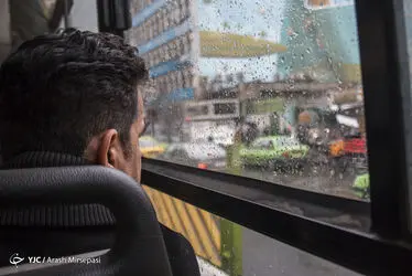 هوای بارانی امروز تهران 