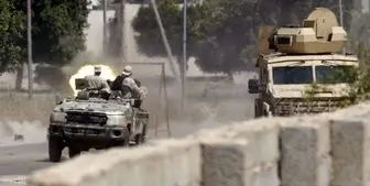 انهدام دو خودروی زرهی نیروهای خلیفه حفتر در لیبی