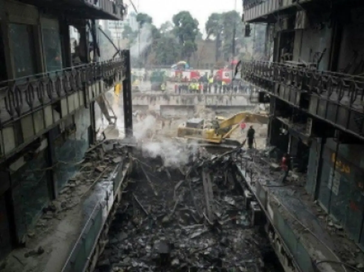 گزارش اولیه علت دقیق وقوع حادثه پلاسکو آماده است