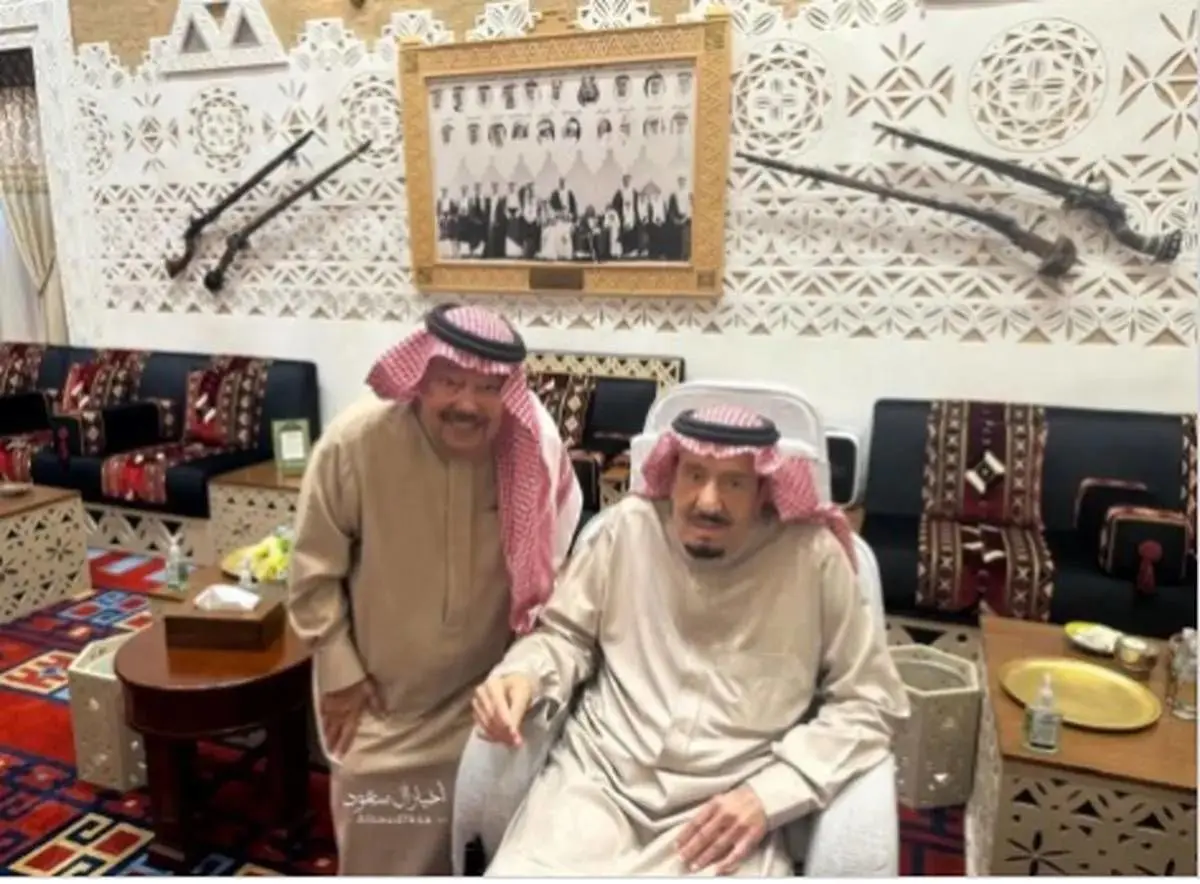 تصاویر تازه از ملک سلمان در فضای مجازی