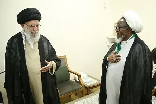 دیدار شیخ ابراهیم زکزاکی با رهبر معظم انقلاب اسلامی/گزارش تصویری