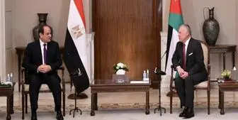 رایزنی رئیس جمهور مصر و شاه اردن