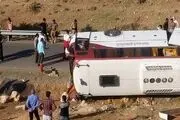 چهار زائر ایرانی بر اثر واژگونی اتوبوس در عراق جان باختند/ ۱۶ مصدوم
