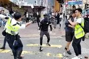 
تیراندازی پلیس هنگ‌کنگ به معترضان
