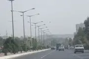 وزش باد شدید و خیزش گرد و خاک در غرب و جنوب تهران