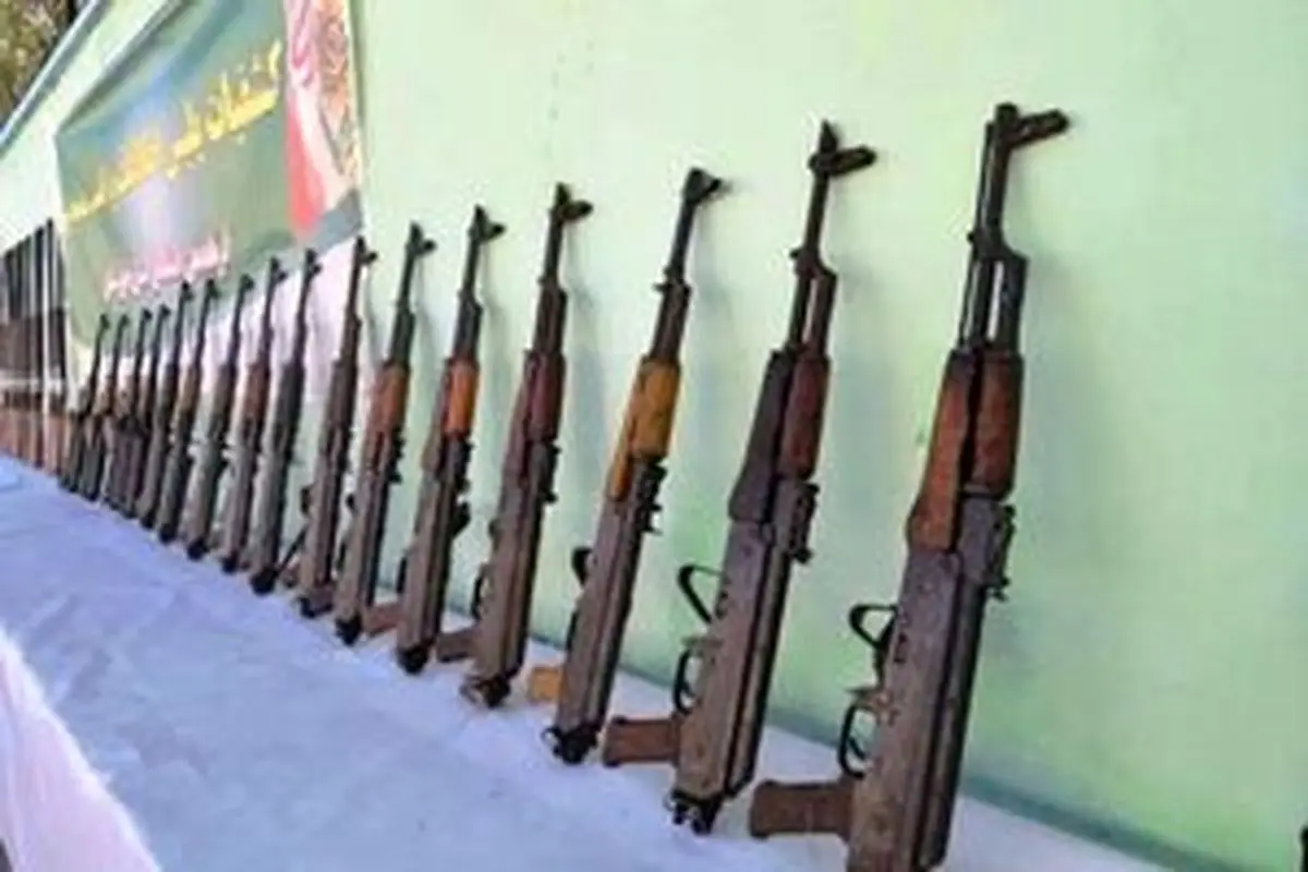 کشف سلاح جنگی و شورشی در ماهشهر
