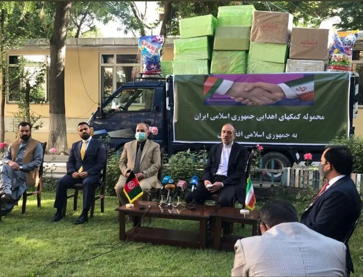 کمک ایران به افغانستان برای مبارزه با کرونا 
