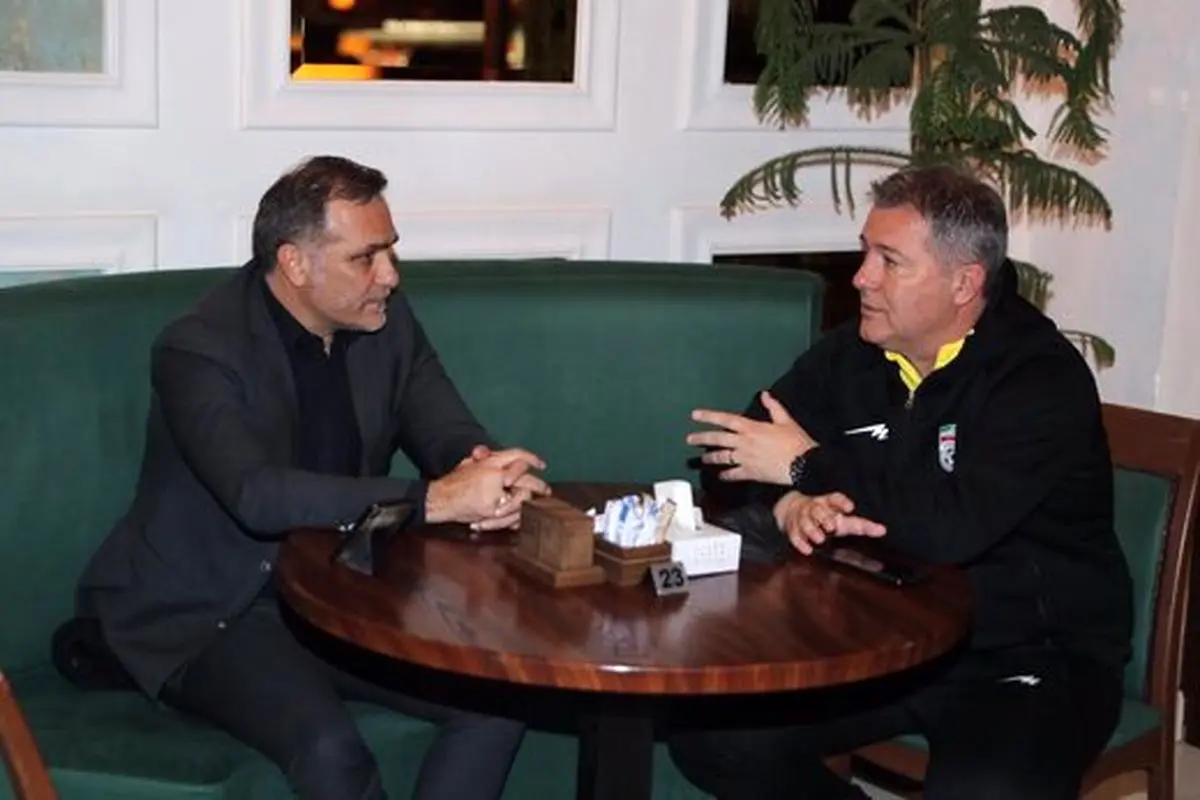 نشست مشترک سرپرست فدراسیون و سرمربی تیم ملی
