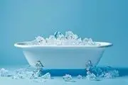 حمام یخ واقعاً مفید است؟/ یخ درمانی این سلبریتی‌ها!