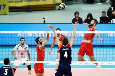 والیبال ایران و آمریکا