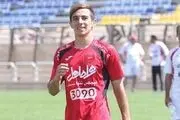 حضور احمدزاده در محل تمرین سرخپوشان 