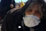 پیام جالب زن مسن ایرانی به رژیم صهیونیستی و فلسطین در روز قدس+ فیلم