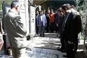 هنرمندان بر مزار شهید آوینی حاضر شدند