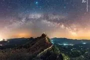 دیوار چین سفید پوش شد/ عکس