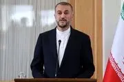 امیرعبدالهیان: حامل پیام رئیس‌جمهور برای سلطان عمان هستم