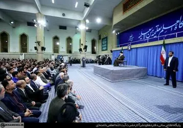 دیدار معلمان با رهبری