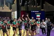 پیروزی مقتدرانه تیم ملی کبدی ایران برابر پاکستان