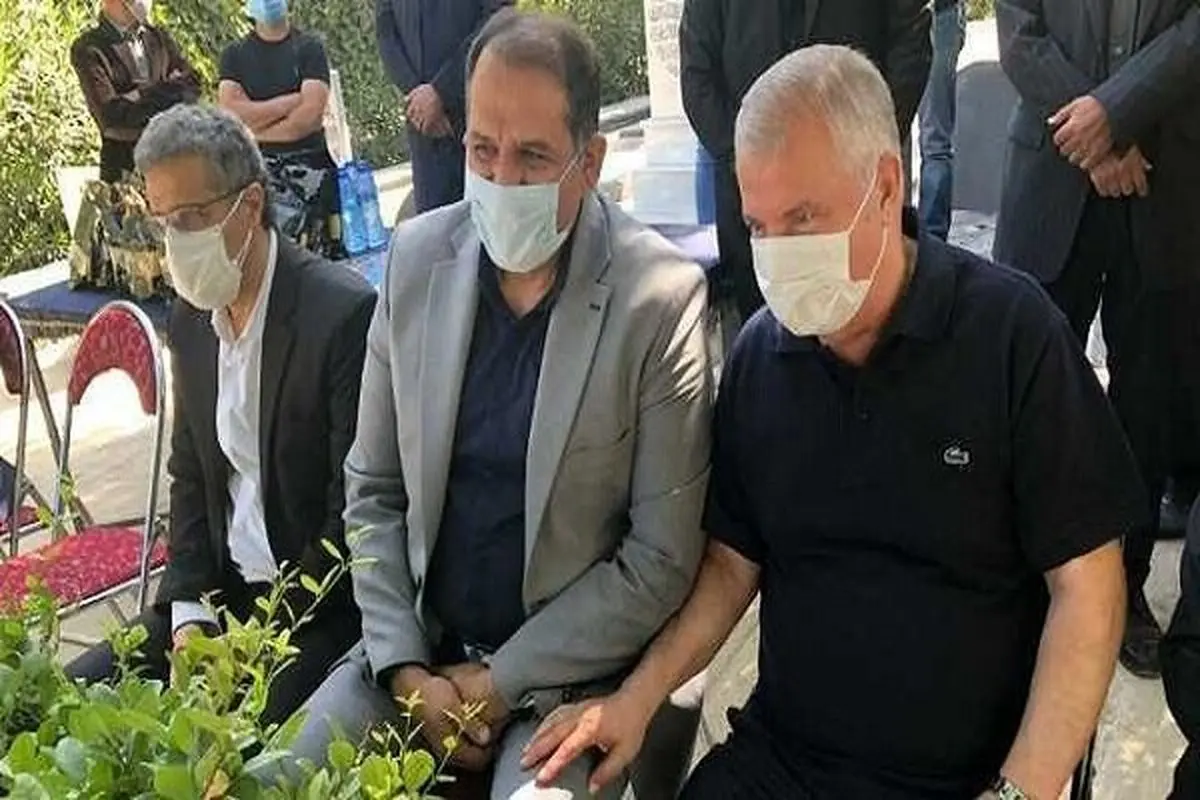 حضور سرپرست و پیشکسوتان پرسپولیس در مراسم سالگرد کاشانی