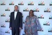 تیپ و استایل عجیب وزیر خارجه آفریقای جنوبی در دیدار با امیرعبداللهیان 