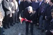 سالن مسافربری پایانه مرزی سرو در ارومیه کلنگ زنی شد