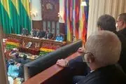 حضور ظریف در مراسم تحلیف رئیس جمهور جدید بولیوی