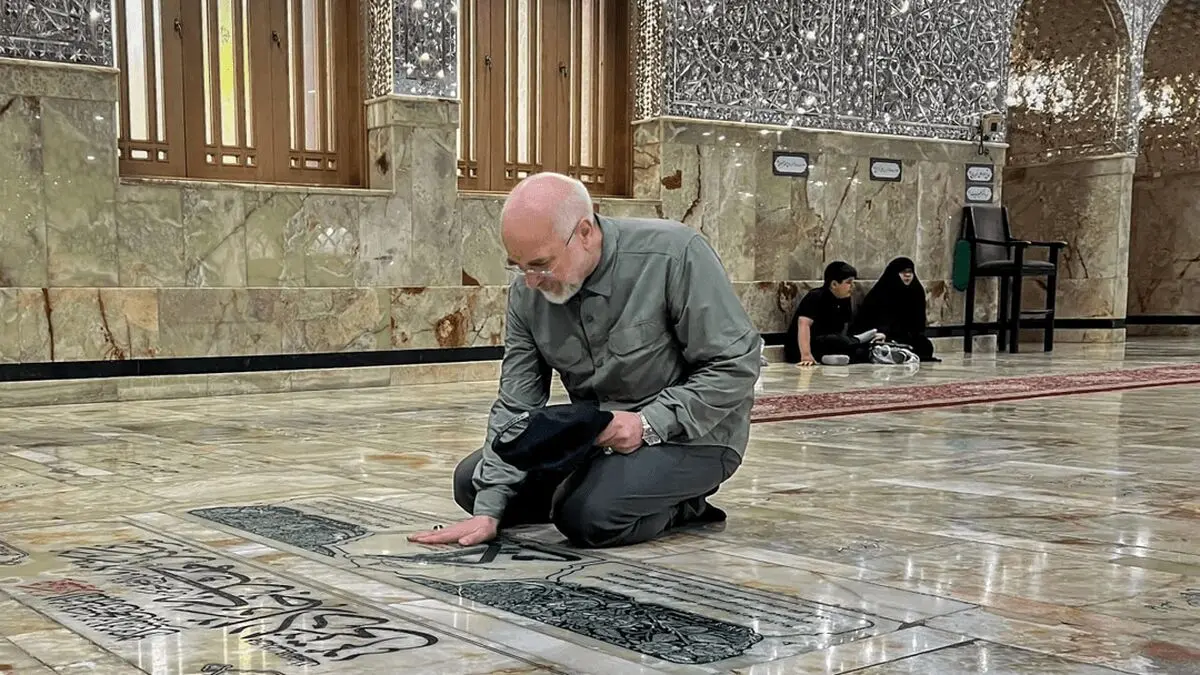 حضور قالیباف در حرم عبدالعظیم حسنی (ع) +تصاویر