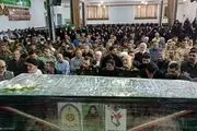 سیل جمعیت در تشییع شهیده دکتر نصرت افتخاری در زاهدان