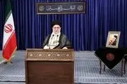 معنی  آیه نصب شده در ارتباط تصویری امروز رهبر انقلاب