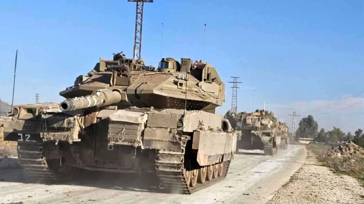 نفوذ زرهی ارتش اسرائیل به جنوب سوریه