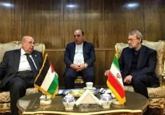 در دیدار لاریجانی با رئیس مجلس فلسطین چه گذشت؟