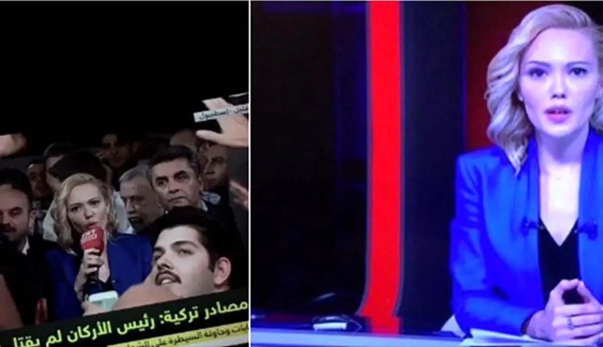 مجری اعلام کنندۀ کودتا: گروگان بودم! +تصاویر