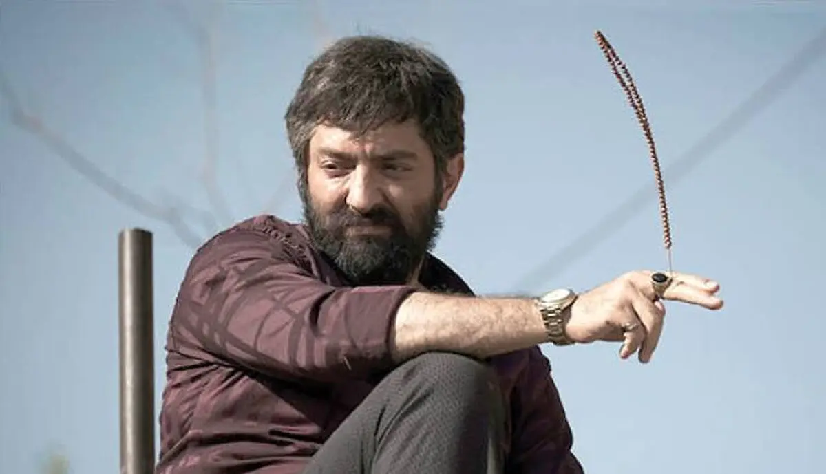 عکس صورت زخمی بهرام رادان در کنار نوید محمد زاده