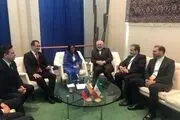 دیدار ظریف با خانم دلسی رودریگرز در نیویورک