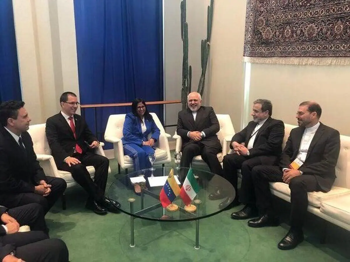 دیدار ظریف با خانم دلسی رودریگرز در نیویورک