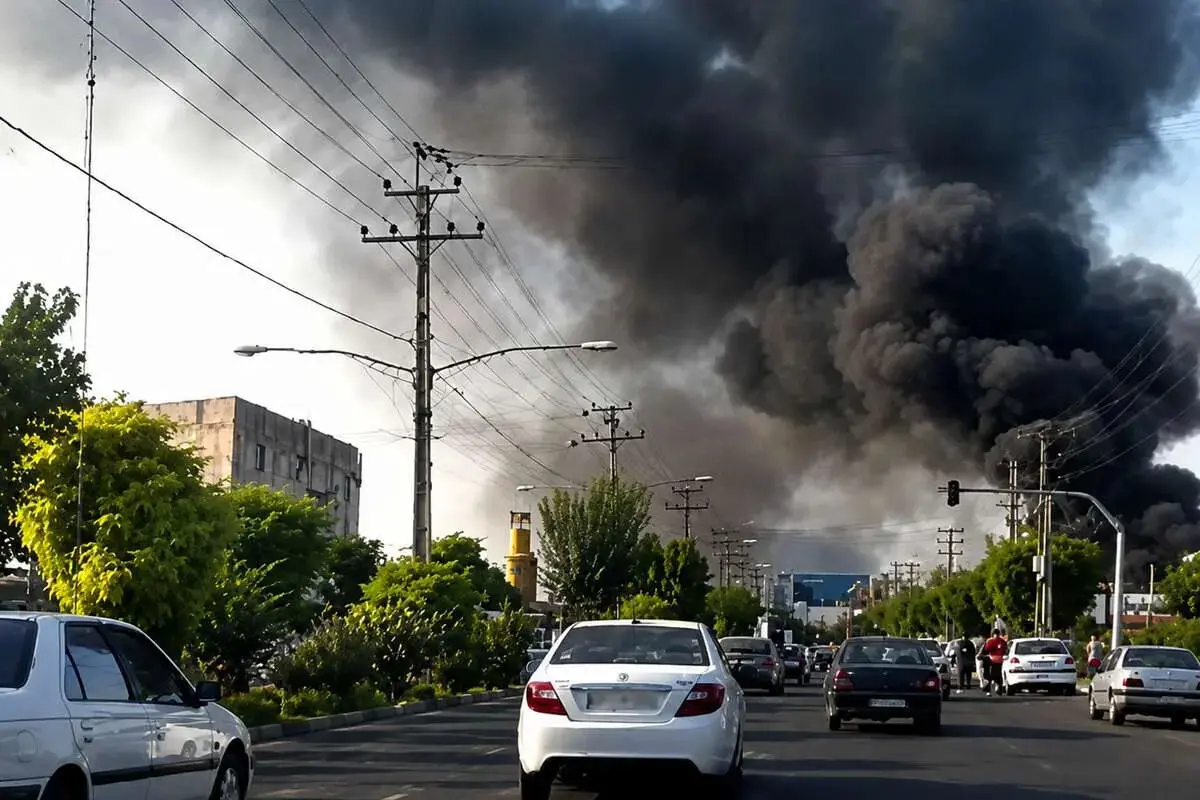 علت دود در شرق تهران