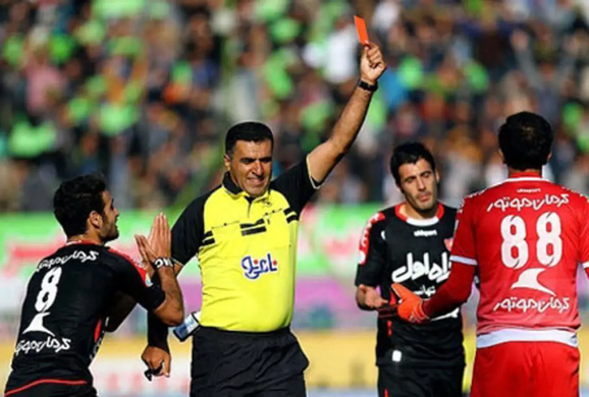 تقدیر از یک داور پیش از جشن قهرمانی پرسپولیس