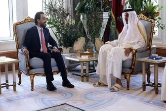 رئیس مجلس عراق به دیدار امیر قطر رفت