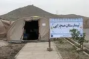 تاسیس بیمارستان صحرایی تجلی شعار وحدت و همدلی است