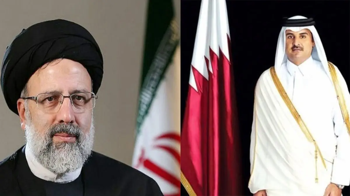 گفتگوی رئیسی با امیر قطر درمورد غزه