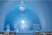 هتلی که از یخ ساخته شده است+ عکس