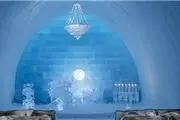 هتلی که از یخ ساخته شده است+ عکس