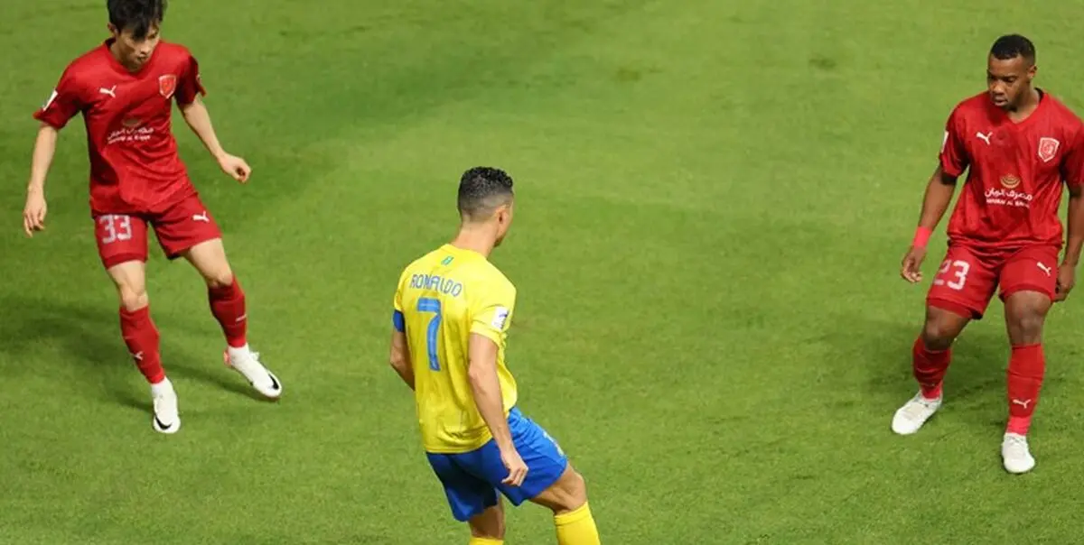 پیروزی پرگل النصر مقابل الدحیل با توفان رونالدو 