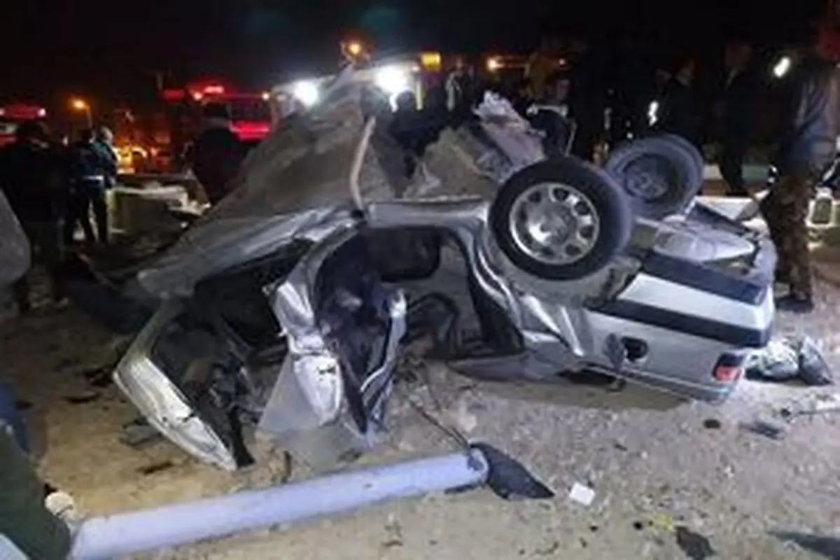 فوت دو نفر در سانحه رانندگی دلخراش در مشهد
